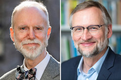 Christoph Engel (links), Direktor am Max-Planck-Institut zur Erforschung von Gemeinschaftsgütern, und und Ralph Hertwig, Direktor am Max-Planck-Institut für Bildungsforschung. Gemeinsam ergründen sie das Phänomen des gewollten Nichtwissens.